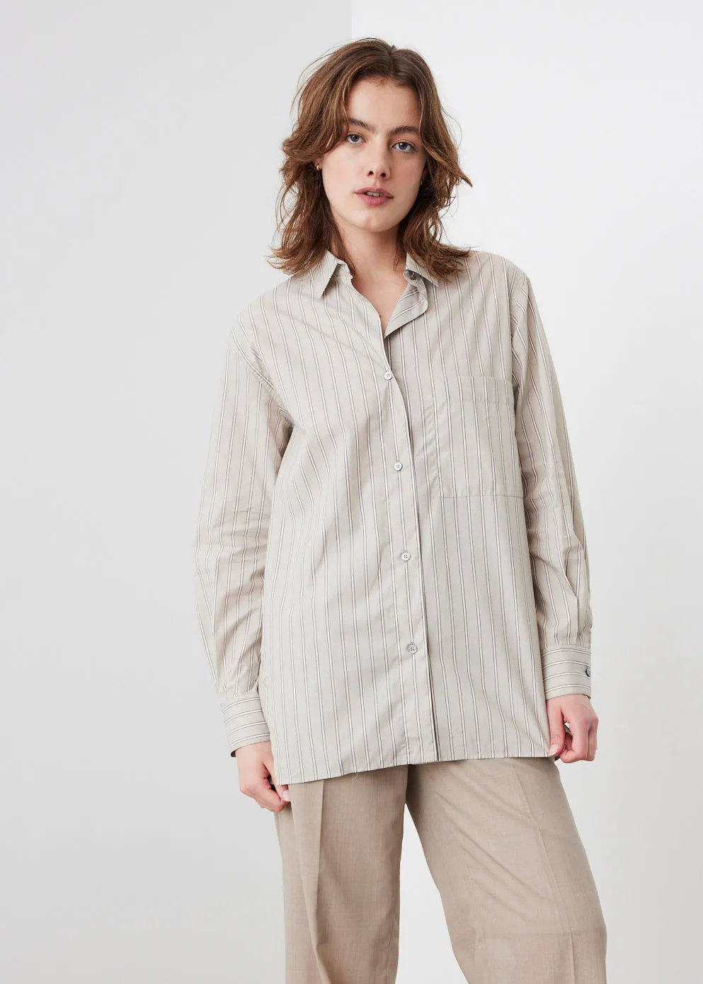 Classic Striped Cotton Shirt