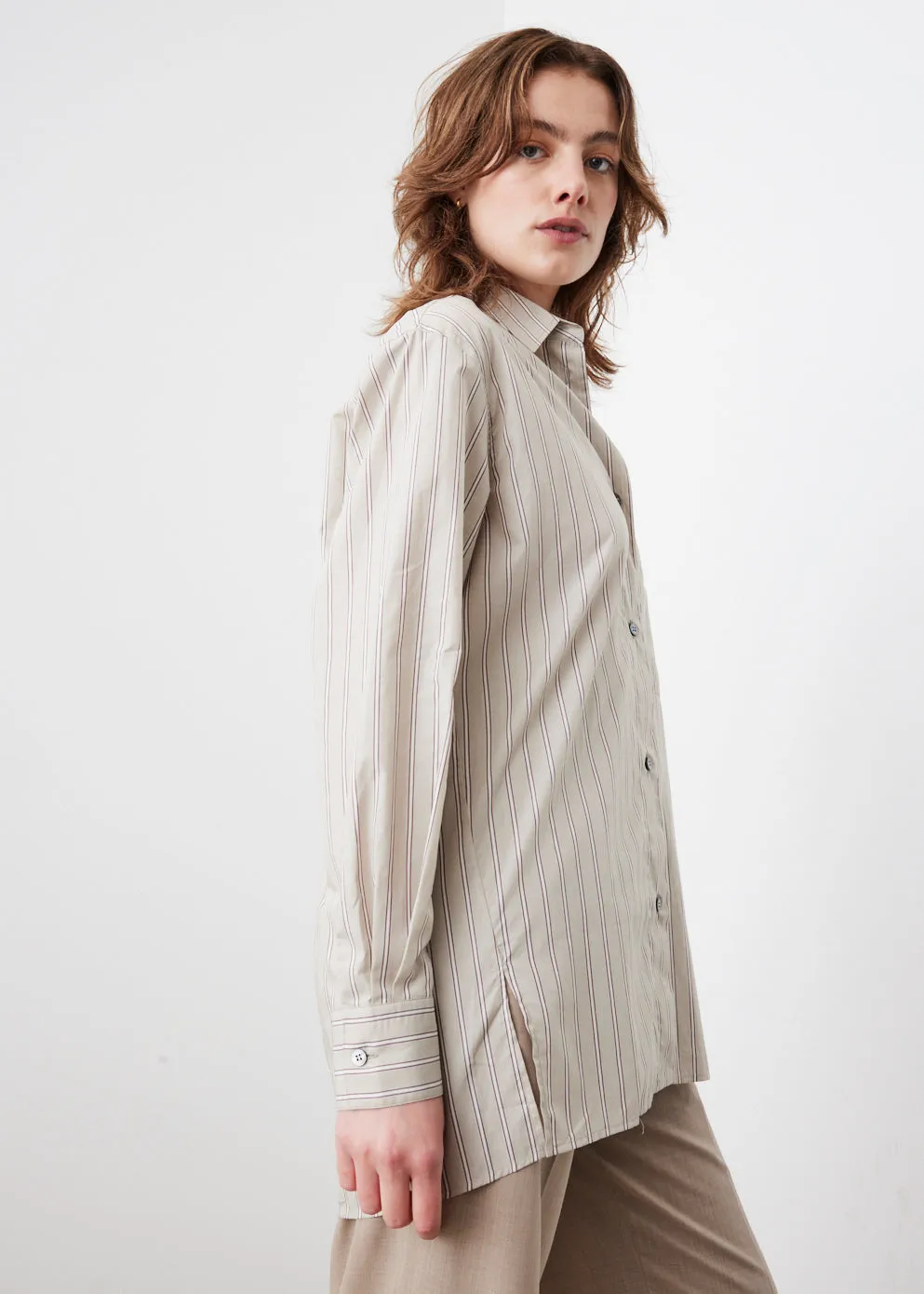 Classic Striped Cotton Shirt