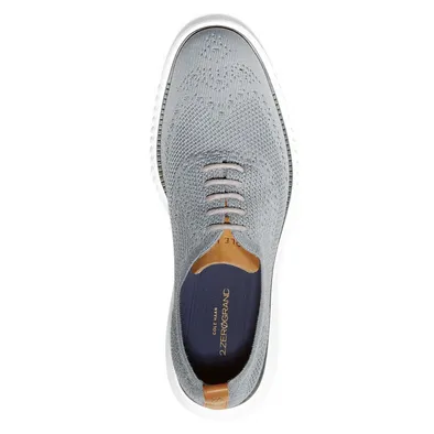 Cole Haan Men's 2.Zerogrand Wingtip Oxford - Ironstone/Magnet/Optic White