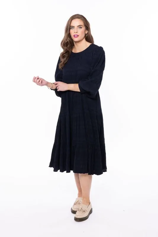 Complete Midi Dress - Navy Carefree