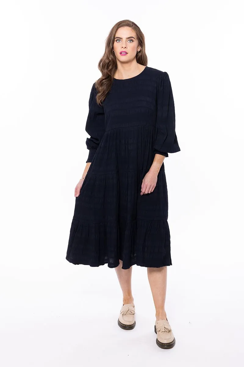 Complete Midi Dress - Navy Carefree