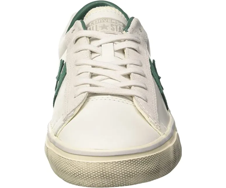 Converse scarpa sneakers da adulto Pro Leather Vulc Distressed 158995C bianco-verde