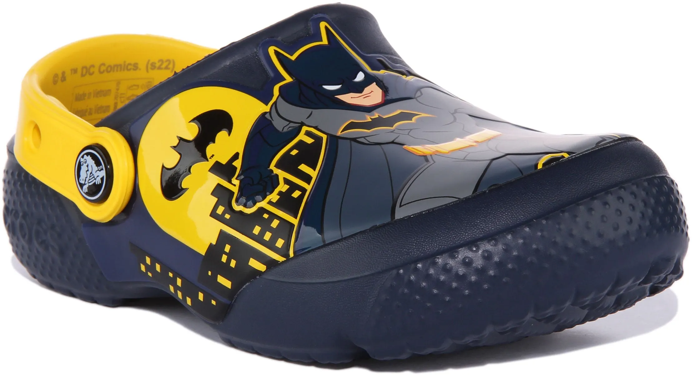 Crocs Batman Patch In Navy For Kids