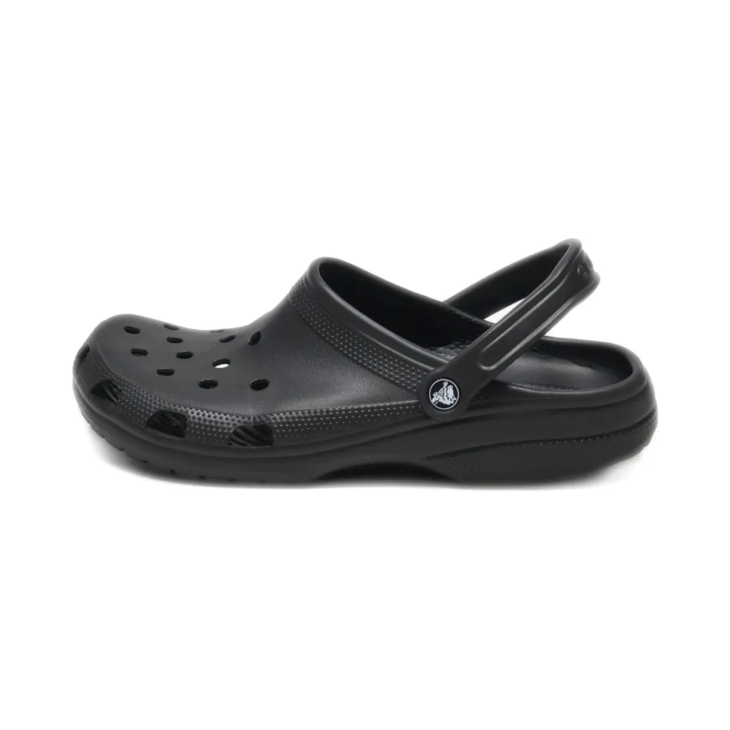 Crocs Classic Clogs Rubber Black Colour For Men