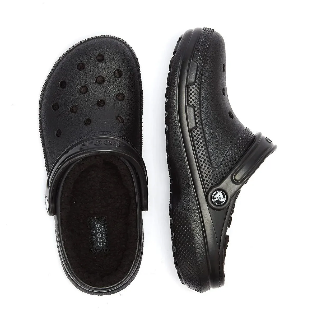 Crocs Classic Lined Black Clogs