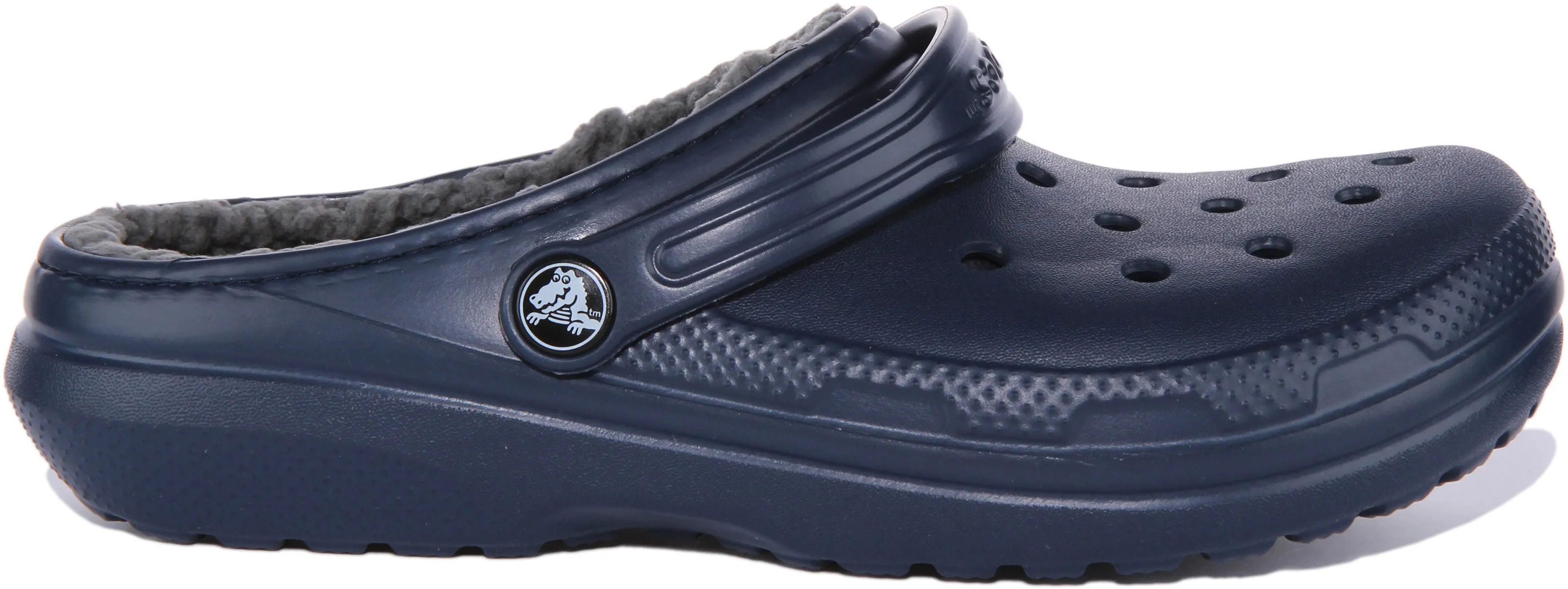 Crocs Classic Lined In Navy For Junior