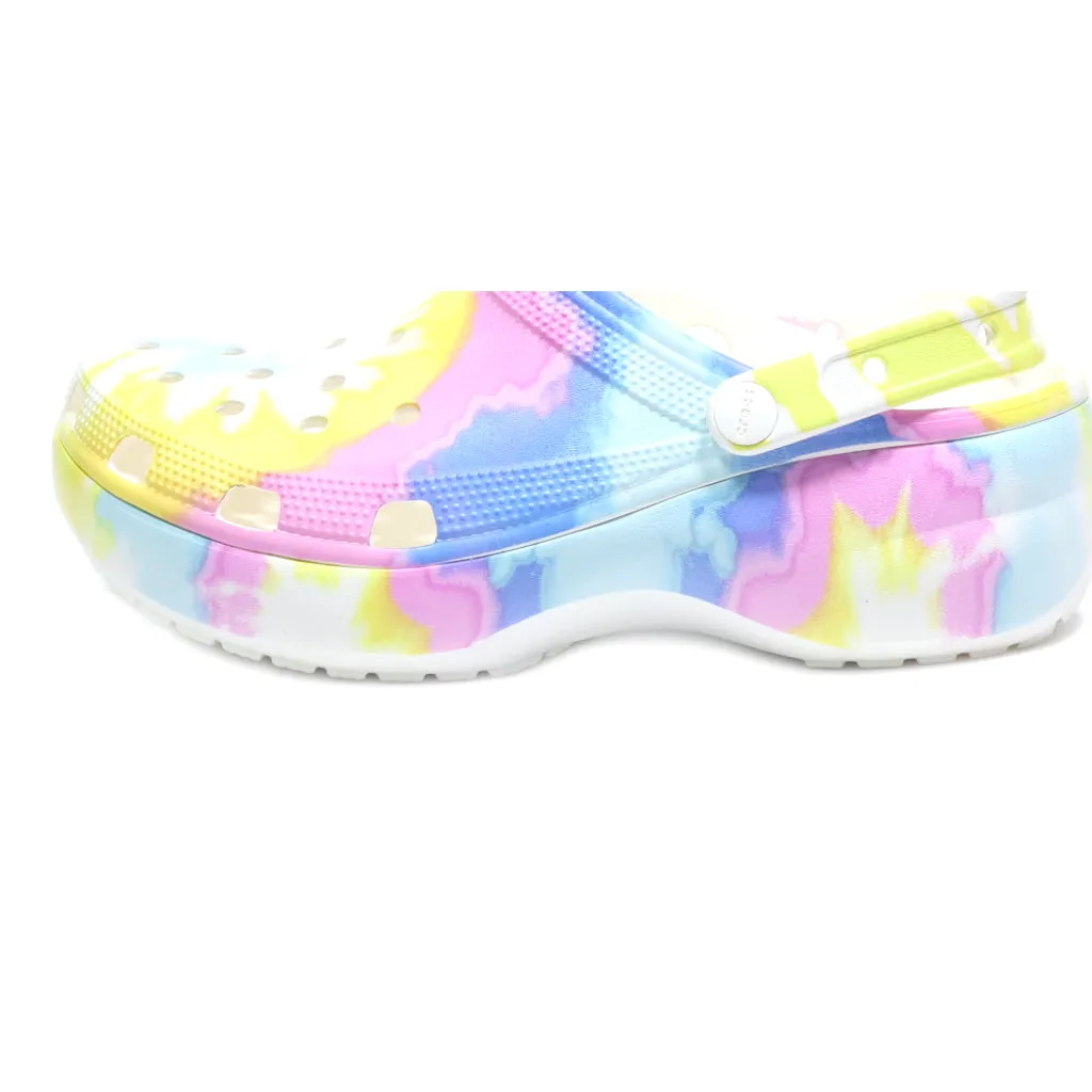 Crocs Classic Platform Clogs Eva Multicolour Colour For Women