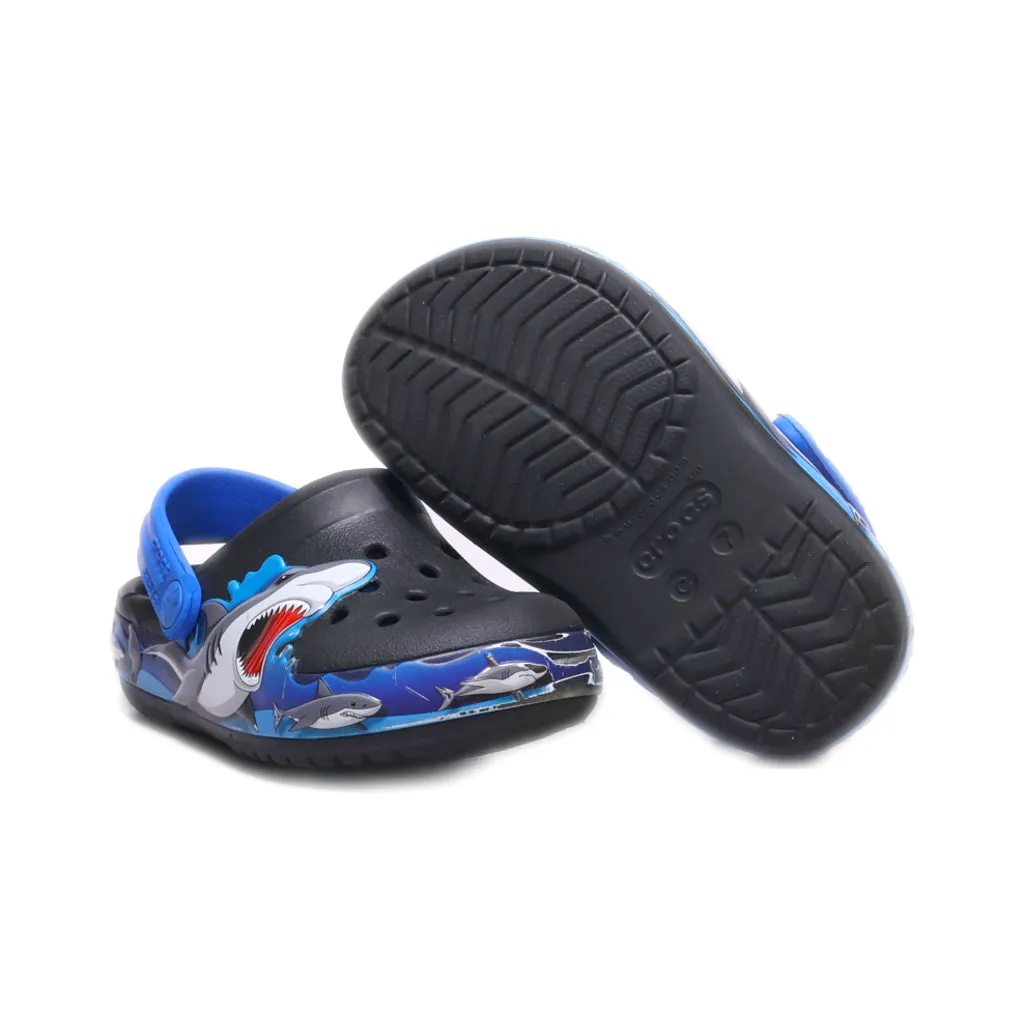 Crocs Clogs Rubber Black Colour For Kids