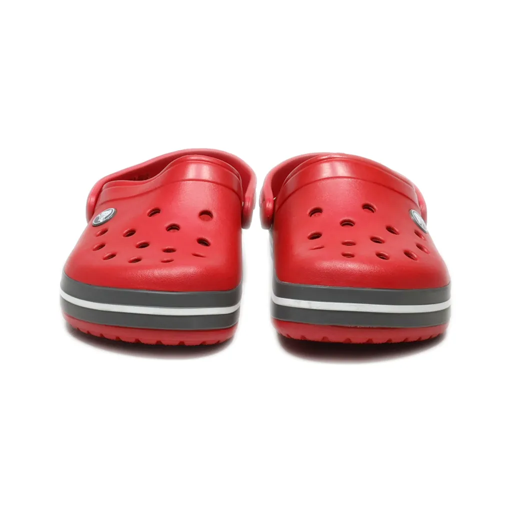 Crocs Crocband Clogs Rubber Red Colour For Kids