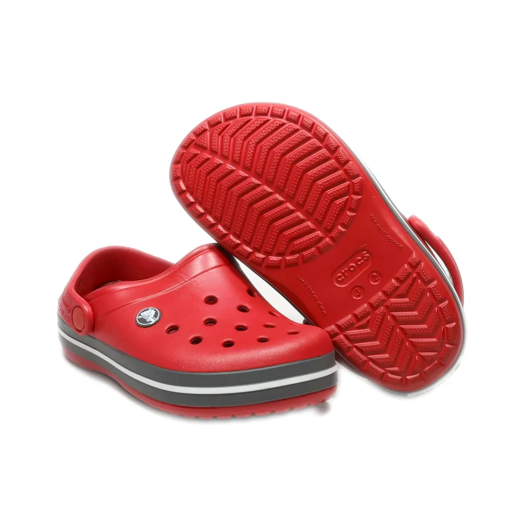 Crocs Crocband Clogs Rubber Red Colour For Kids