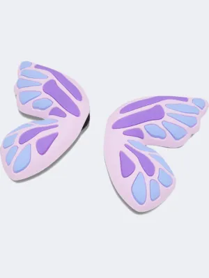 Crocs Double Butterfly Unisex Lifestyle Pins Purple