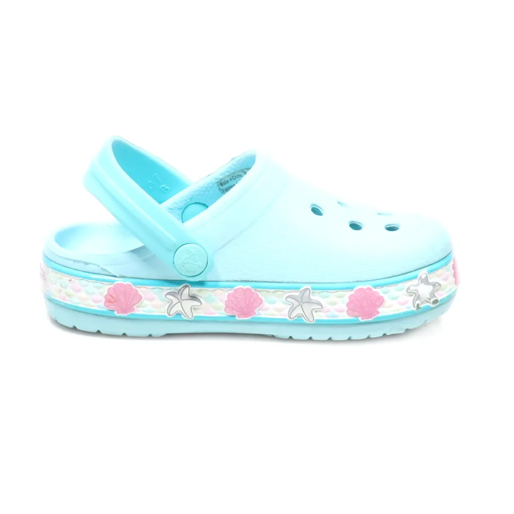 Crocs Fun Lab Mermaid Band Clogs Rubber Blue Colour For Kids