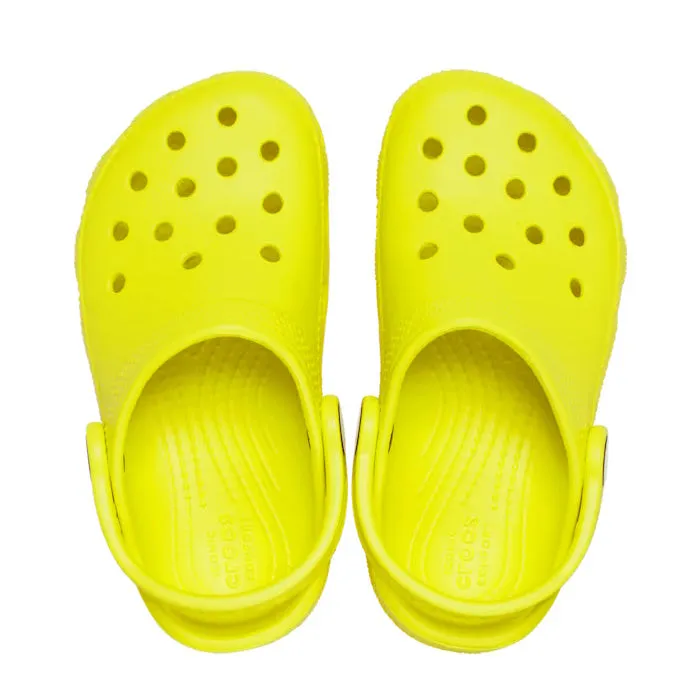 Crocs Kids - Toddlers Classic Clog K Acidity Neon Yellow