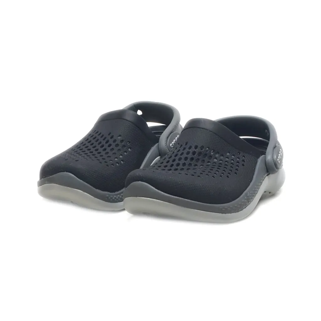 Crocs Literide 360 Clogs Rubber Black Colour For Kids