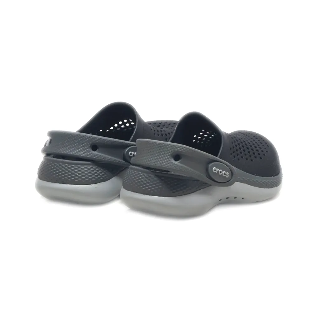 Crocs Literide 360 Clogs Rubber Black Colour For Kids