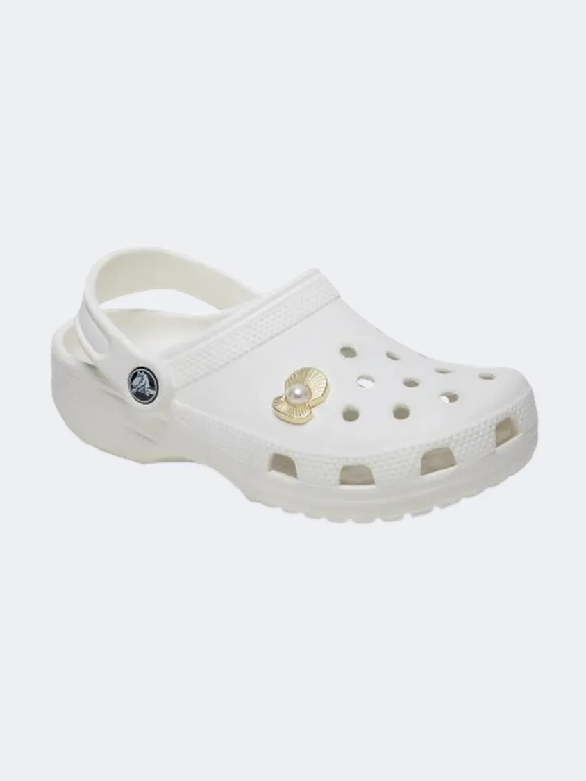 Crocs Olyster With Pearl Unisex Lifestyle Pins Gold