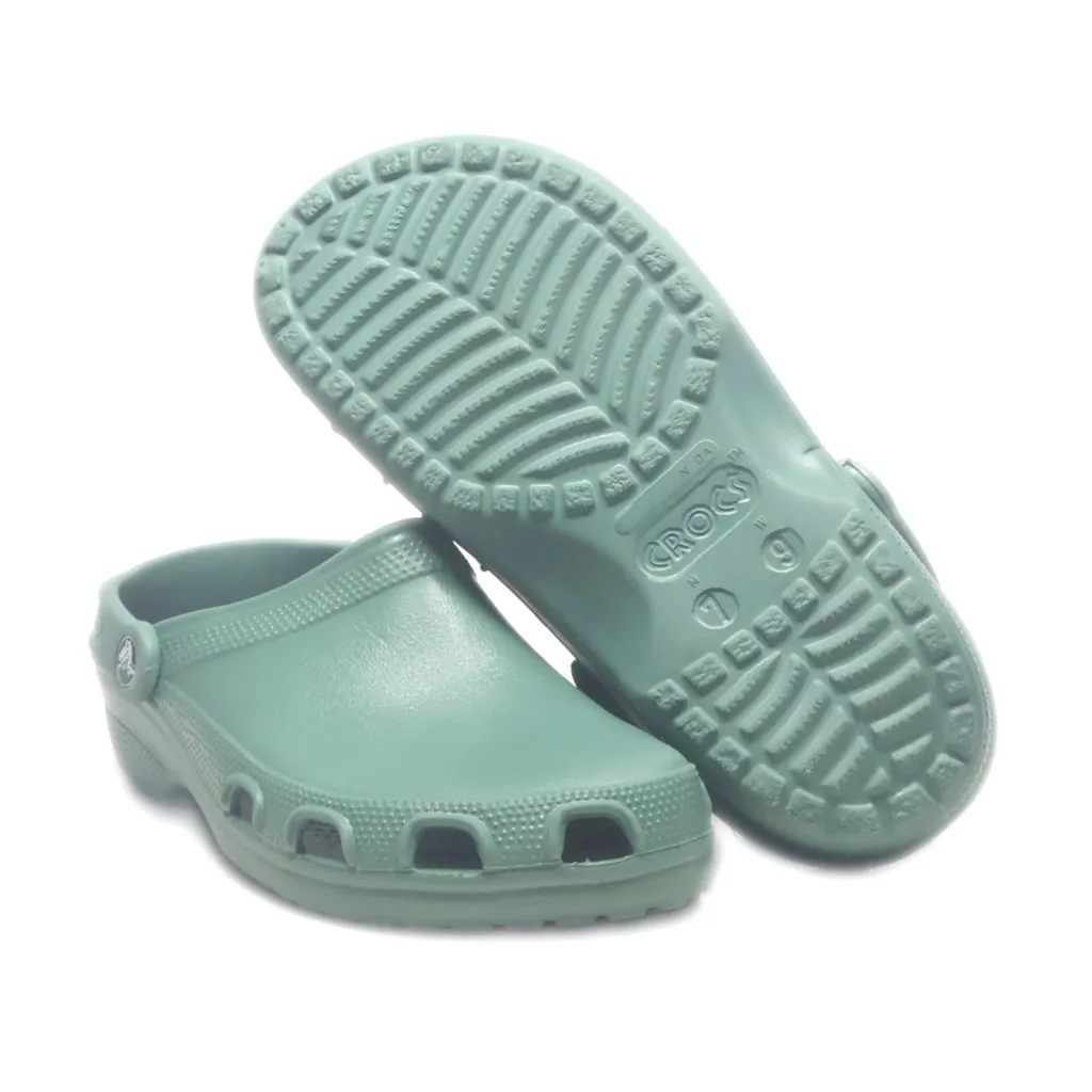 Crocs Relief Clogs Rubber Green Colour For Men