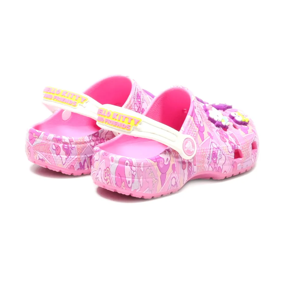 Crocs Sanrio Hello Kitty & Friends Classic Clogs Rubber Pink Colour For Kids