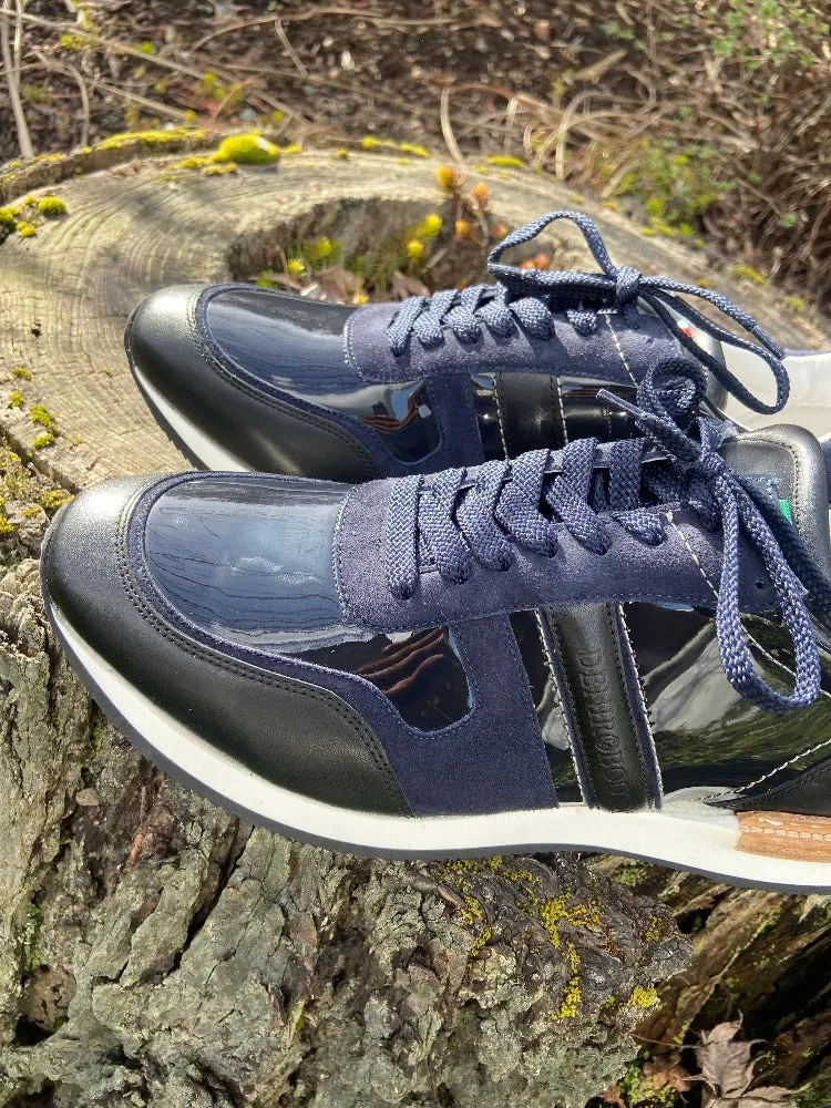 Custom DeNiro Viceversa Sneaker Shoe - Brushed Navy - 44