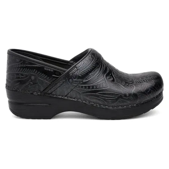 Dansko Women's Professional Clog - Black Tooled