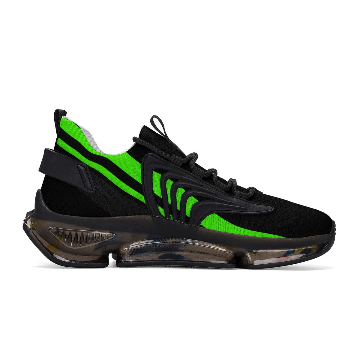 DCYG X2 Green & Black Air Max React Sneakers - Black