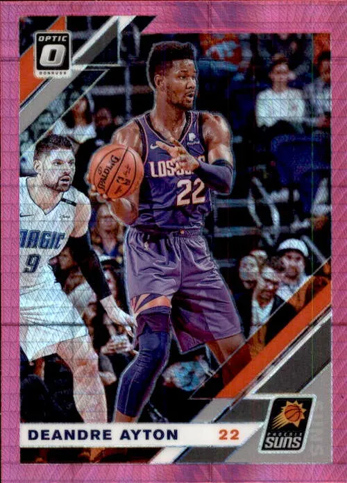 DeAndre Ayton, Pink Prizm, 2019-20 Panini Donruss Optic Basketball NBA