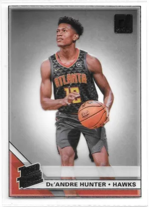 De'Andre Hunter, Rated Rookie, 2019-20 Panini Clearly Donruss Basketball NBA