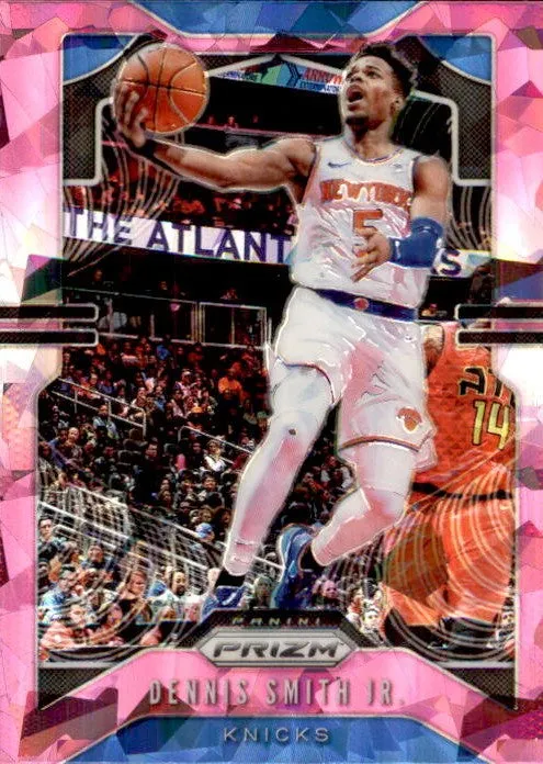 Dennis Smith Jr, Pink Cracked Ice, 2019-20 Prizm Basketball