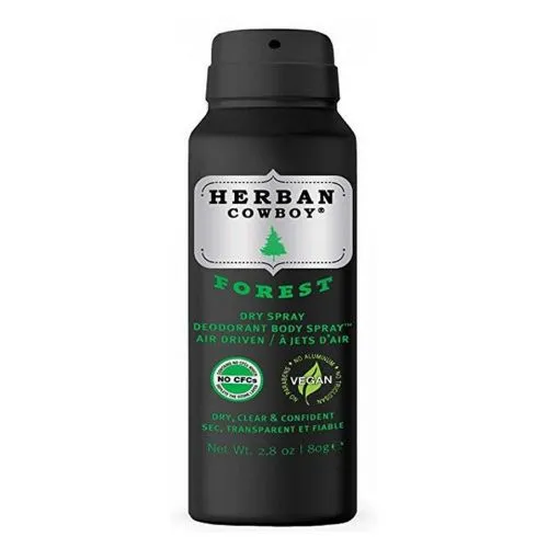 Dry Spray  Deodorant Forest 2.8 Oz By Herban Cowboy