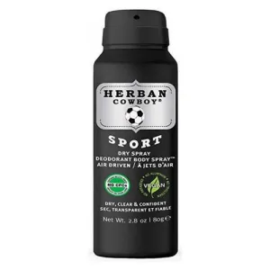 Dry Spray  Deodorant Sport 2.8 Oz By Herban Cowboy