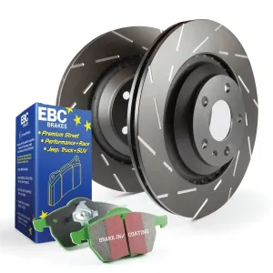 EBC Brakes S2KR1861 S2 Kits Greenstuff 2000 and USR Rotors