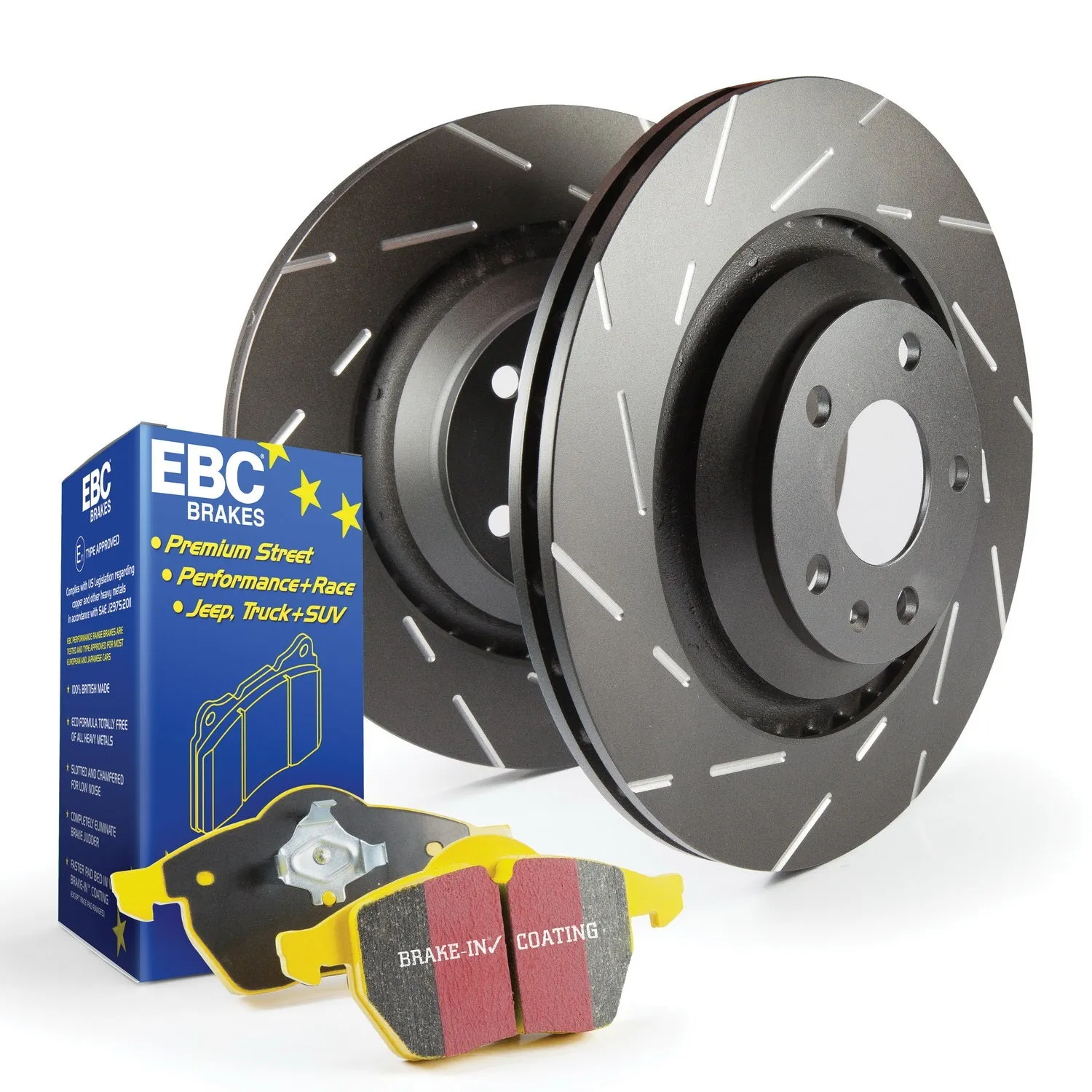 EBC Brakes S9KR1277 S9 Kits Yellowstuff and USR Rotors