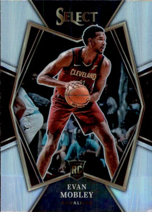 Evan Mobley, RC, Premier Level Silver Prizm, 2021-22 Panini Select Basketball NBA