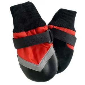 FASHION PET - Extreme All Weather Boots for Dogs Small Red - 2.75"-3.25" Paw Length