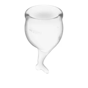 Feel Secure Menstrual Cup Transparent 2pcs