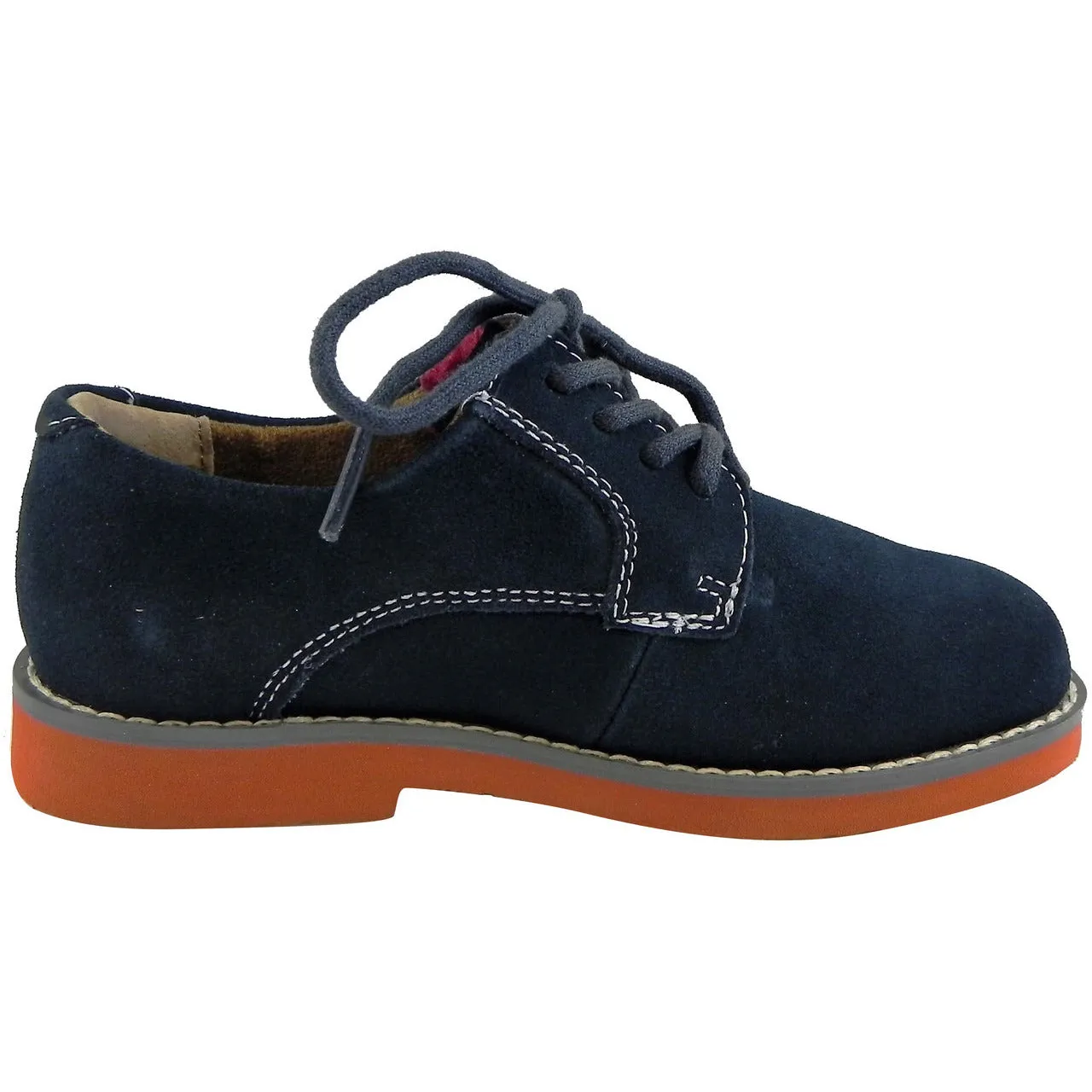 Florsheim Boy's Kearny Suede Classic Lace Up Oxford Shoes Navy