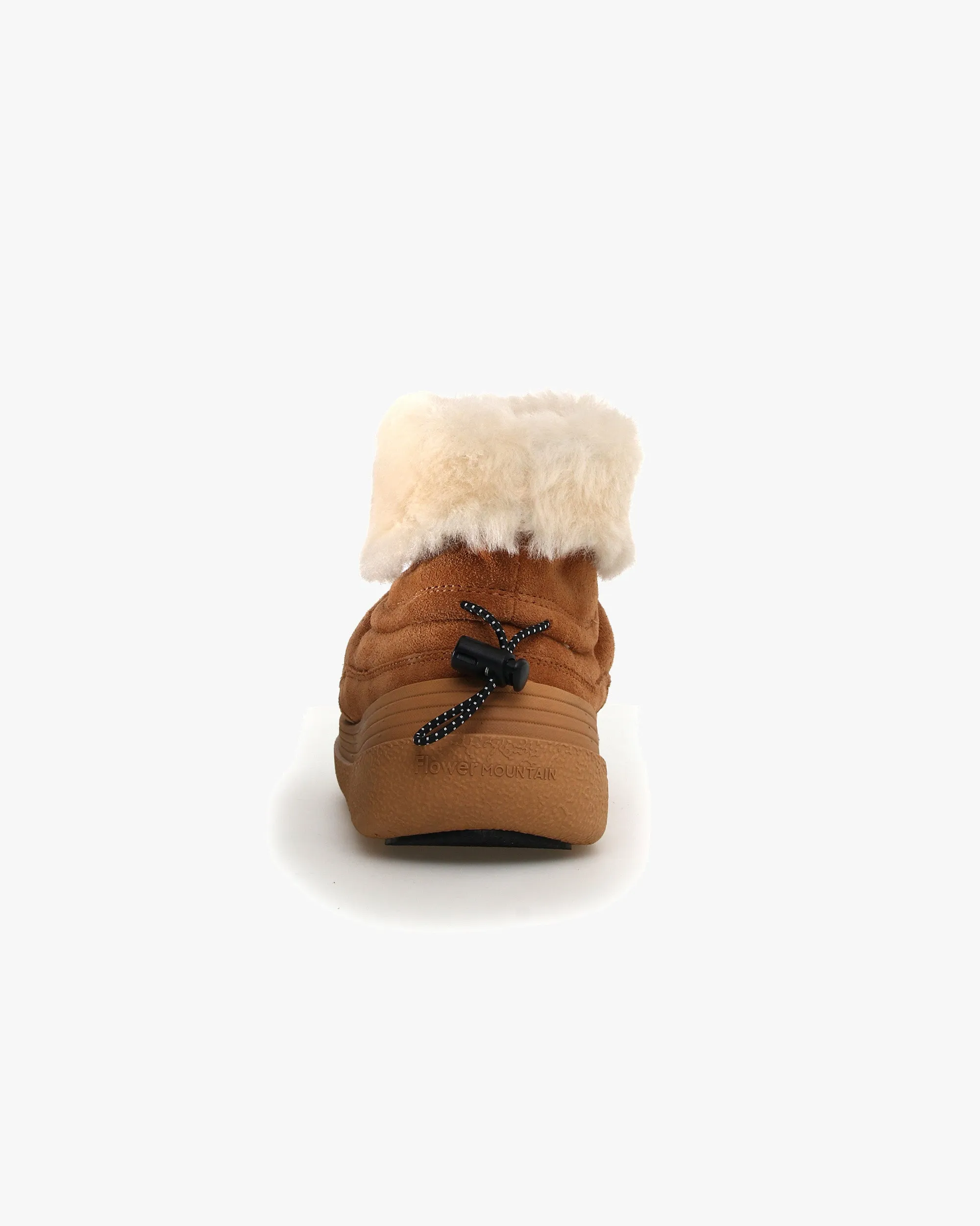 Flower Mountain Womens Fami Mid Suede & Shearling - Brown