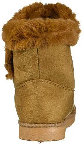 FOCO NFL Philadelphia Eagles Womens Brown Faux Fur Boot, Team Color, Medium