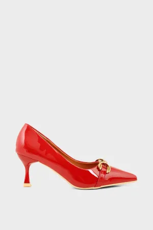 Formal Court Shoes I44412-Red