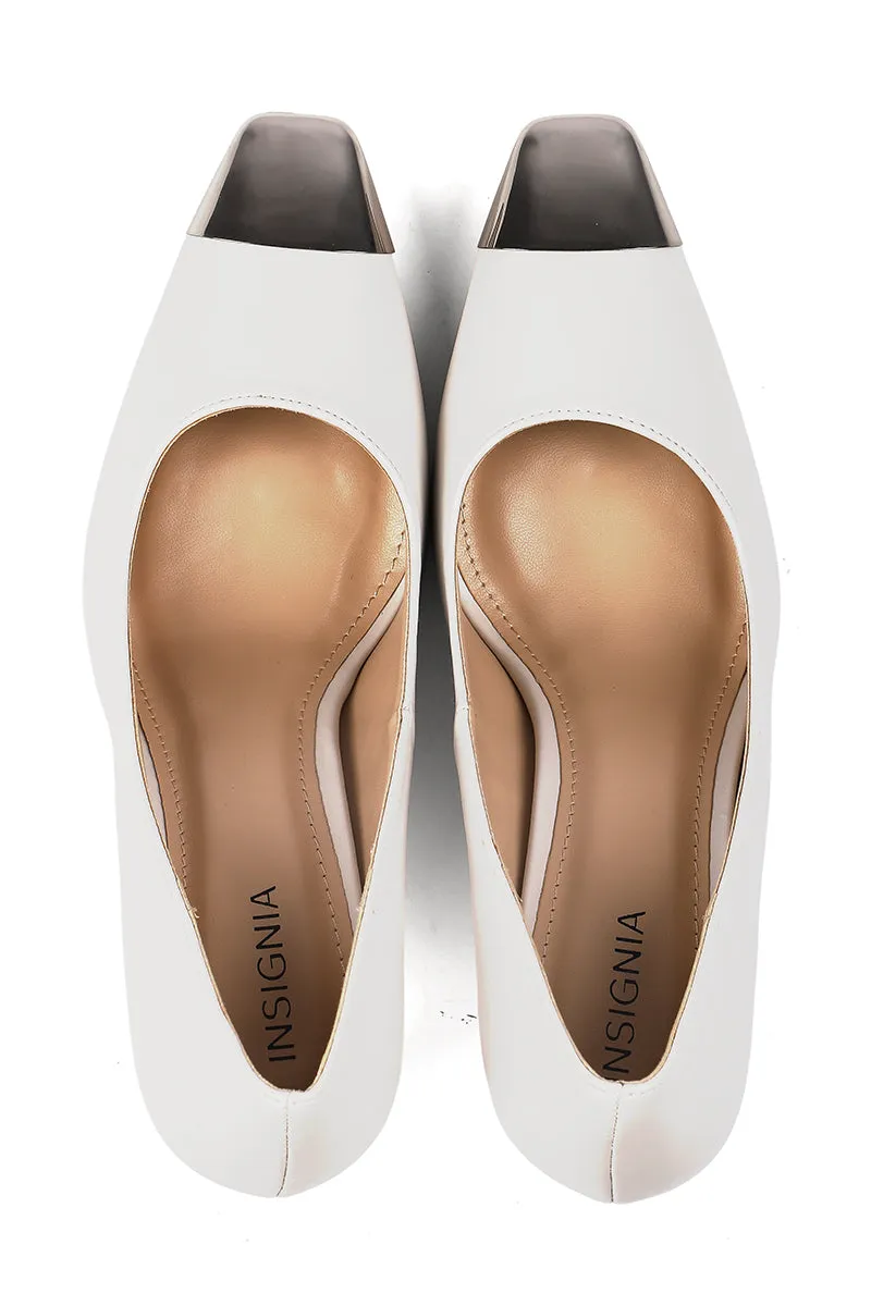 Formal Court Shoes l44430-Cream