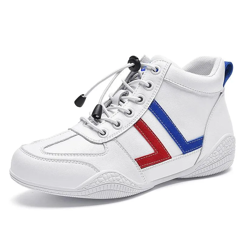 G26 Women's Casual Shoes - Leather High Top Sneakers