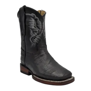 Gavel Kid's Bulldog Belly Black Boot