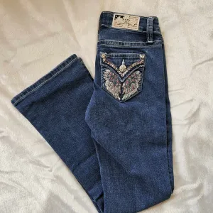 Girl's Miss Me Star/Wing Boot Cut Jean