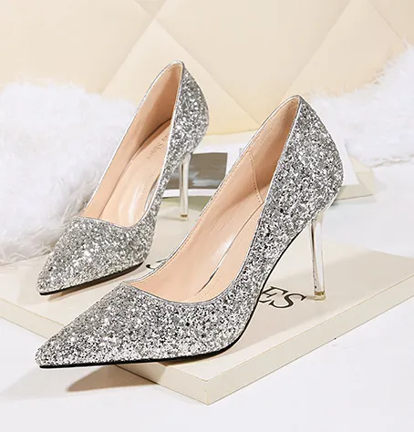 Glitter High-heels Fashion Evening Party Shoes