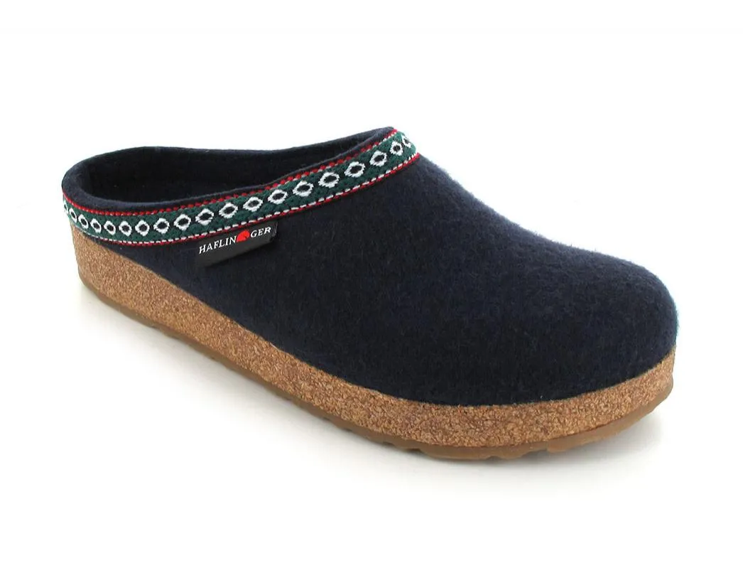 HAFLINGER® Classic Wool Felt Clogs From Germany | Franzl, Blue