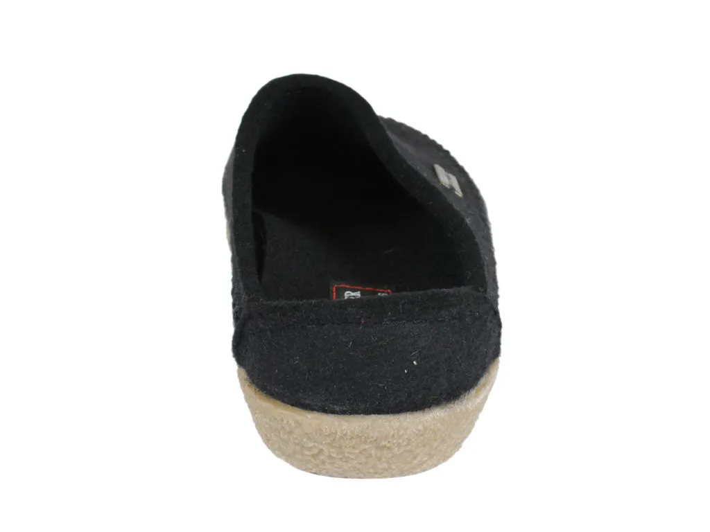 Haflinger Clogs Blizzard Credo Black