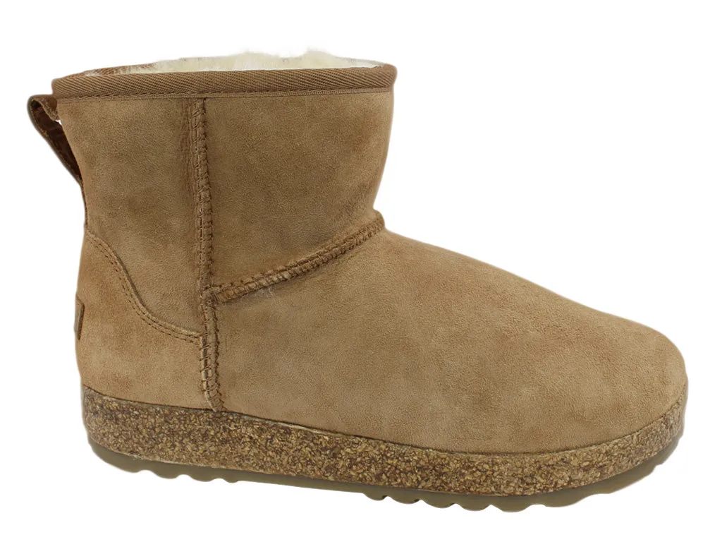 Haflinger Sheepskin Boots Aino Chestnut