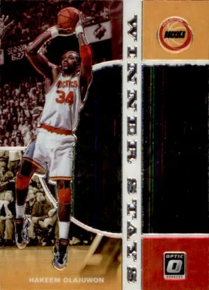 Hakeem Olajuwon, Winner Stays, 2019-20 Panini Donruss Optic Basketball NBA