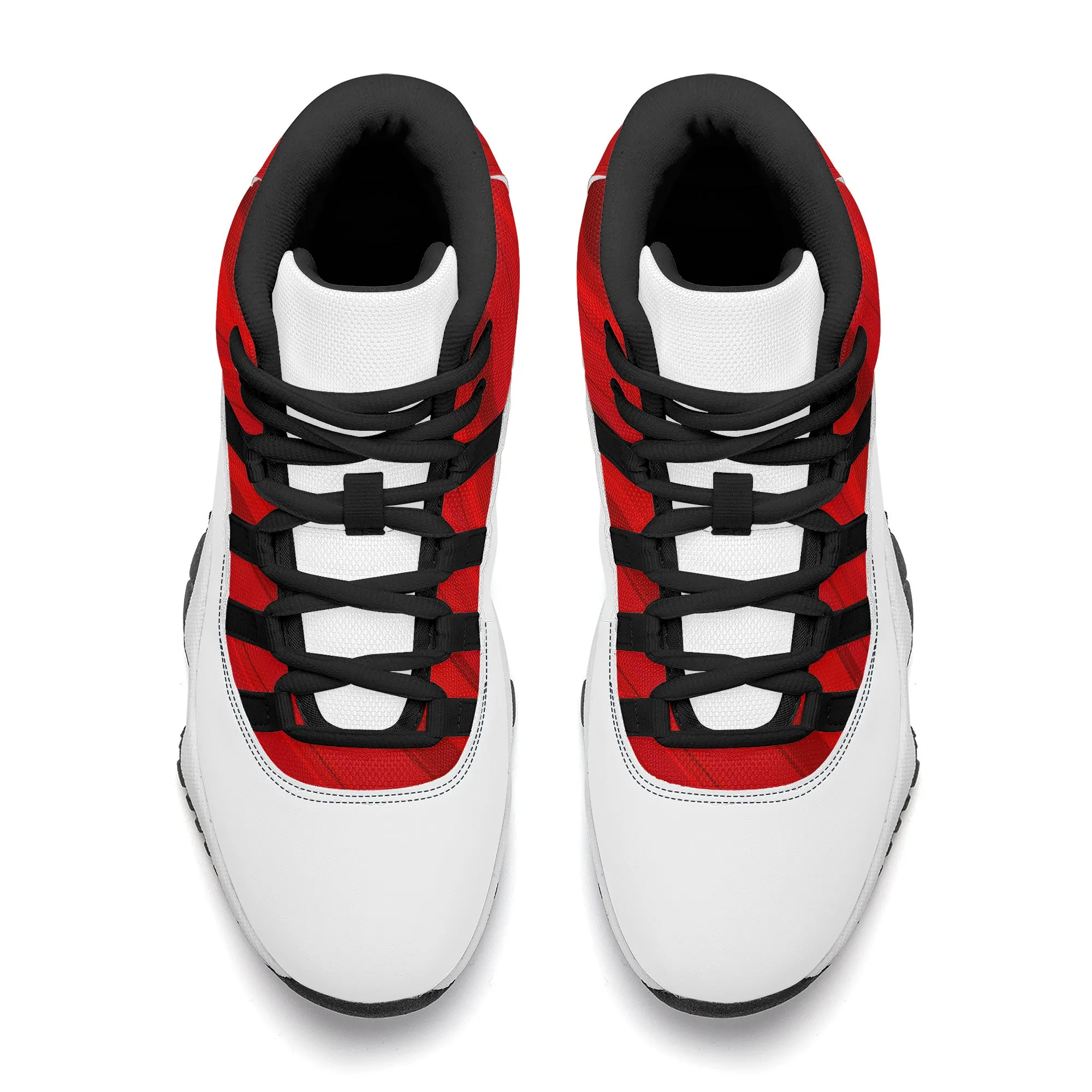 High Top Air Retro Sneakers - Red/Black