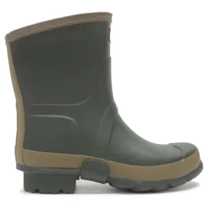 Hunter Womens Boots Field Gardener Short Casual Slip-On Wellington Rubber - UK 5